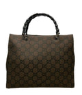 Gucci Handbag Bamboo Brown