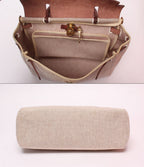 Hermes 2-Way Shoulder Bag Gold Herbag PM — view 3