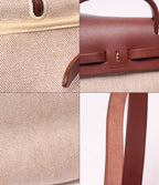 Hermes 2-Way Shoulder Bag Gold Herbag PM — view 8