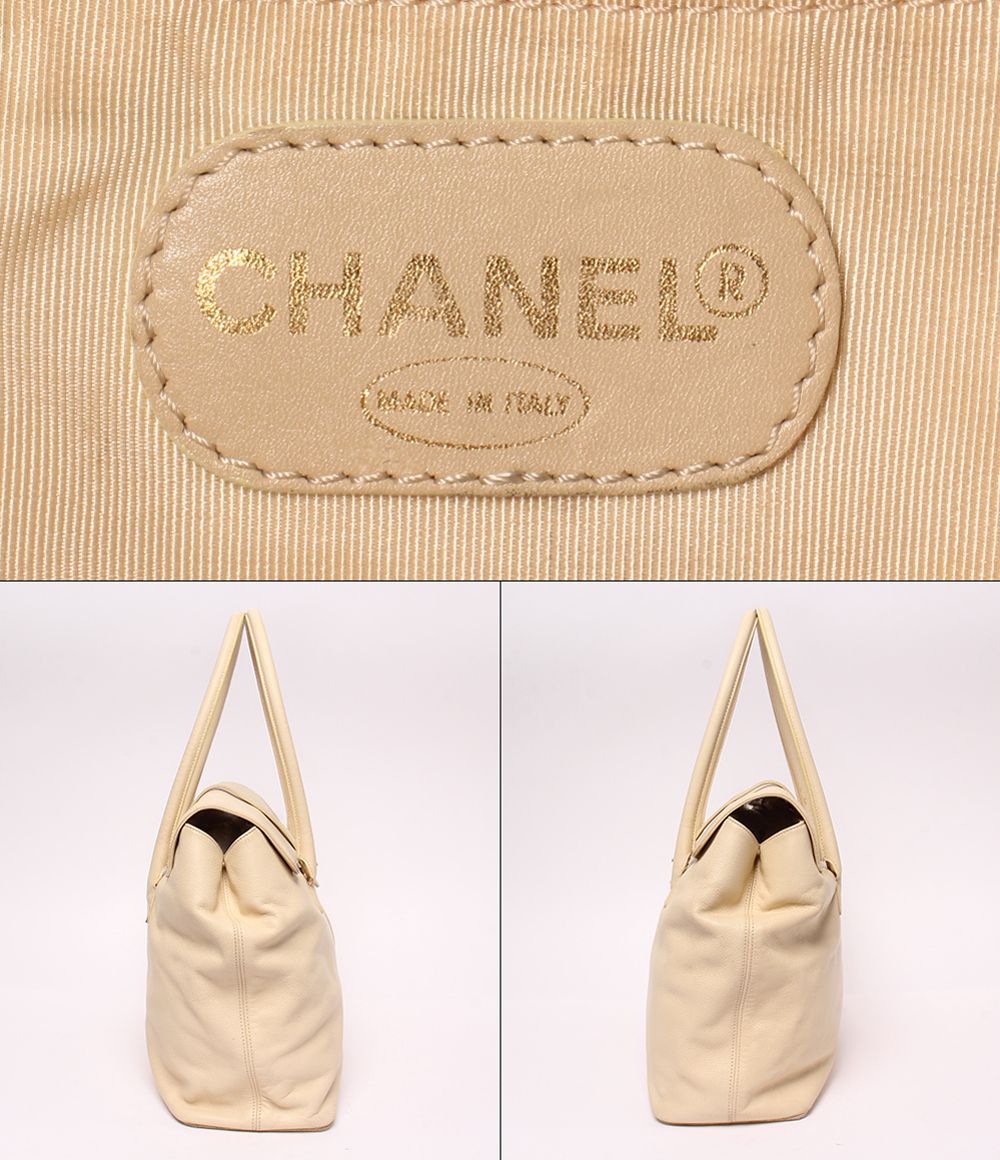 Chanel Tote Shoulder Gold — view 3