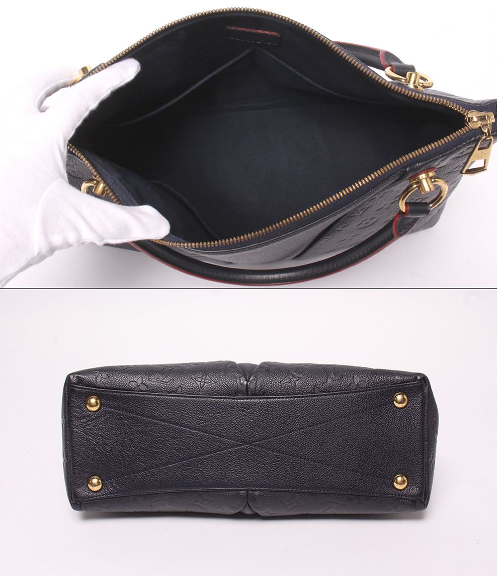Louis Vuitton 2-Way Tote Shoulder Bag Crossbody MM Monogram Empreinte — view 3