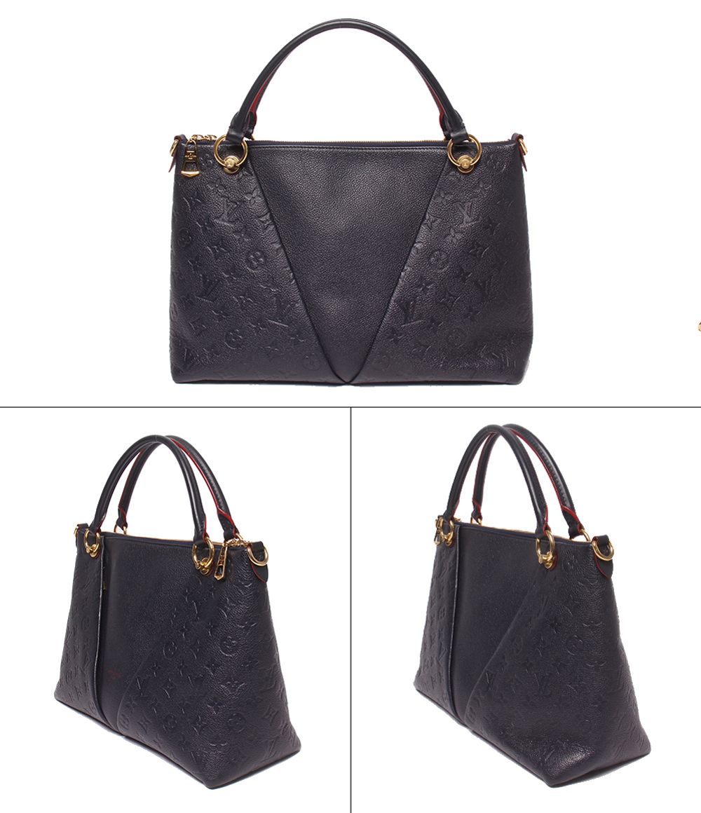 Louis Vuitton 2-Way Tote Shoulder Bag Crossbody MM Monogram Empreinte — view 2