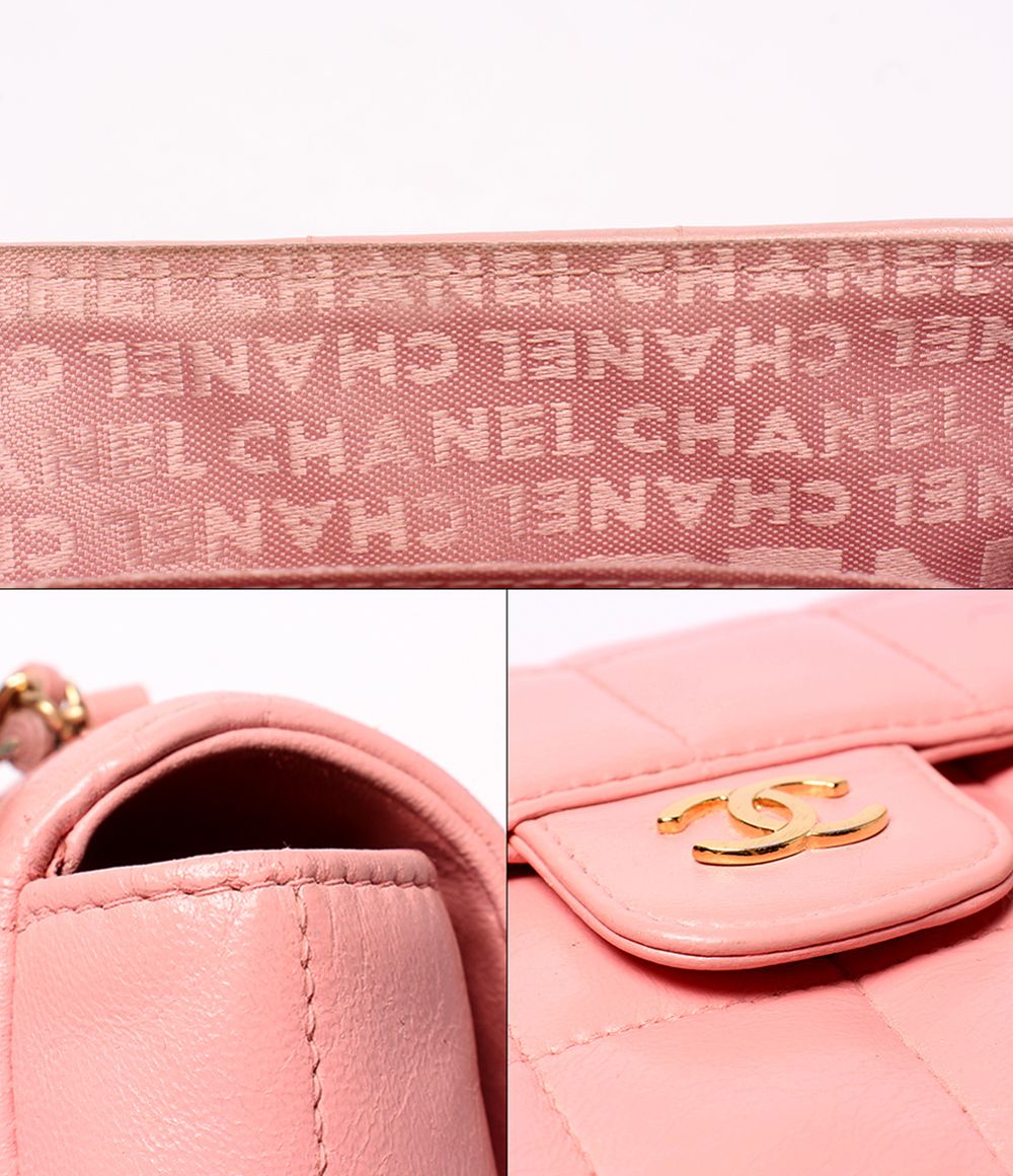 Chanel Chain Shoulder Bag Crossbody Gold Chocolate — view 8