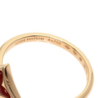 Louis Vuitton Star Blossom Mini Carnelian Diamond 56 Ring 18k Pink Gold — view 5