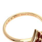 Louis Vuitton Star Blossom Mini Carnelian Diamond 56 Ring 18k Pink Gold — view 6