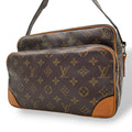 Louis Vuitton Monogram Nile Shoulder Bag Crossbody Cross Body Leather Brown Gold