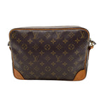 Louis Vuitton Monogram Nile Shoulder Bag Crossbody Cross Body Leather Brown Gold — view 3