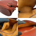 Louis Vuitton Epi Backpack Purse Leather Brown Gold Woman U6 — view 7