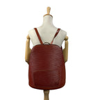 Louis Vuitton Epi Backpack Purse Leather Brown Gold Woman U6 — view 4
