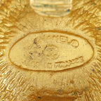 Chanel CC Logo Vintage Gold Plated Earrings — view 8