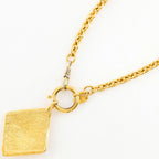 Chanel CC Logo Vintage Gold Plated Necklace — view 3