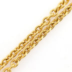Chanel CC Logo Vintage Gold Plated Necklace — view 4