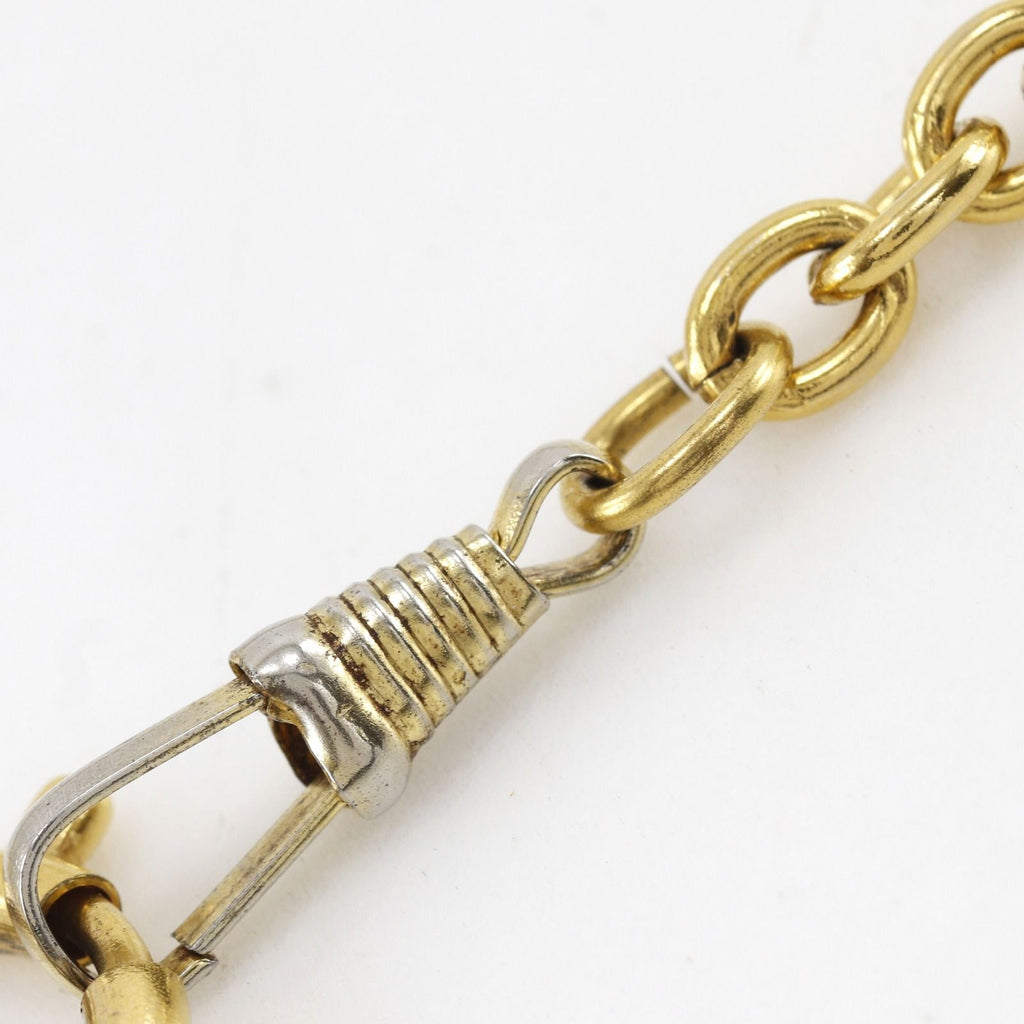 Chanel CC Logo Vintage Gold Plated Necklace — view 6