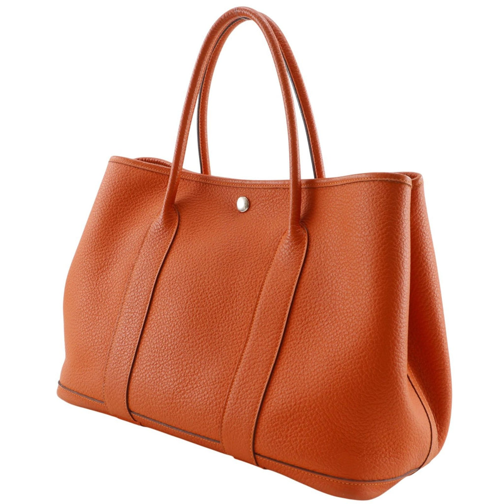 Hermes Garden Party PM Country Capucines Orange T Tote — view 2