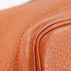 Hermes Garden Party PM Country Capucines Orange T Tote — view 4