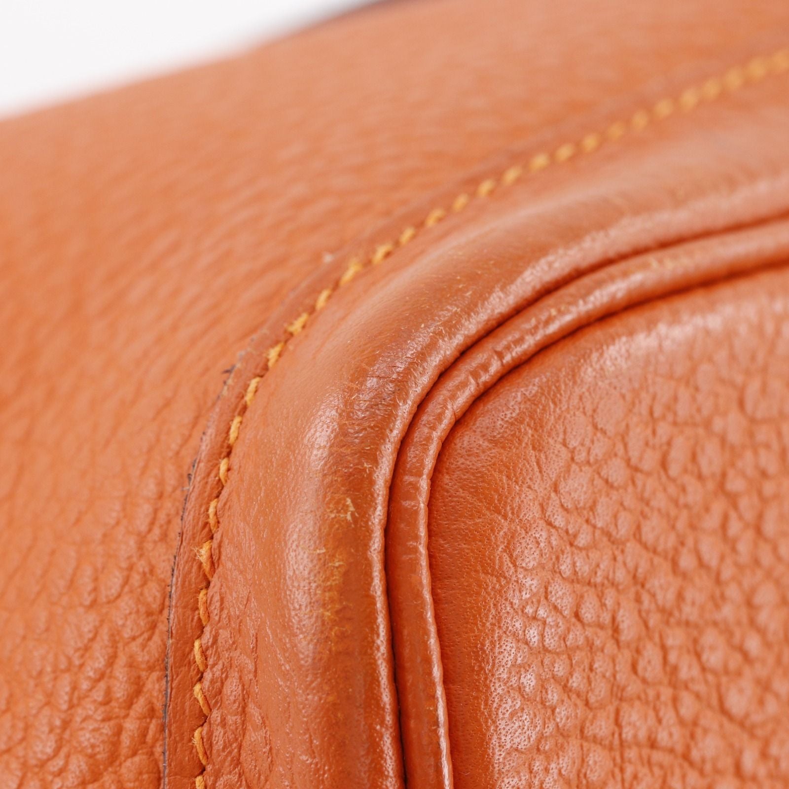 Hermes Garden Party PM Country Capucines Orange T Tote — view 4