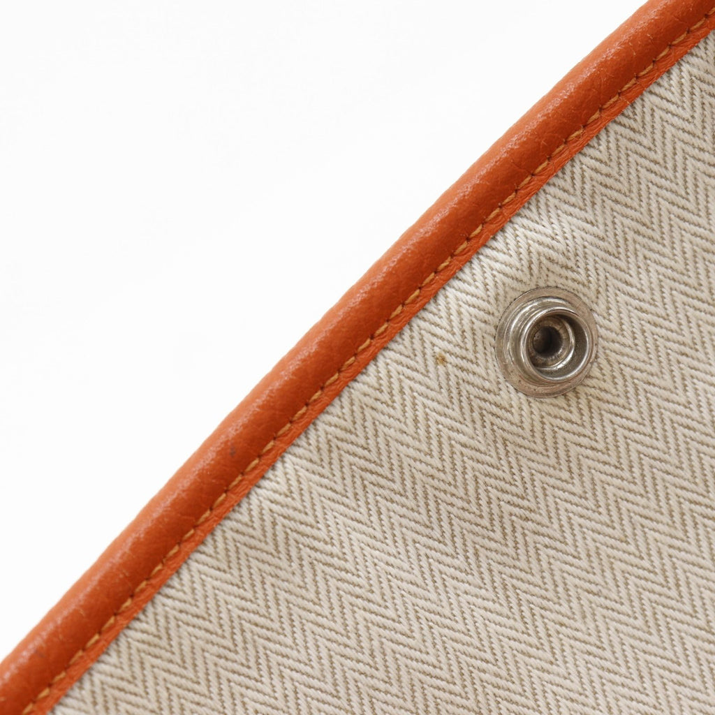 Hermes Garden Party PM Country Capucines Orange T Tote — view 9