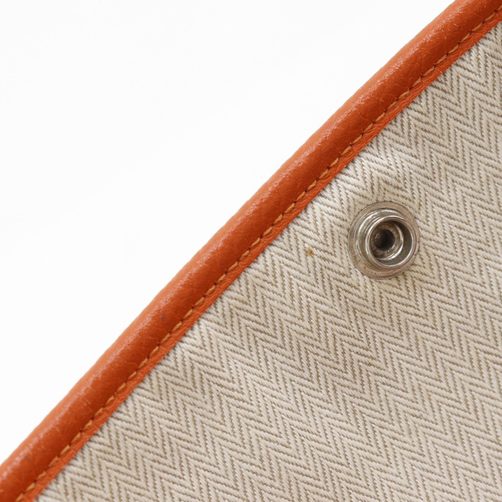 Hermes Garden Party PM Country Capucines Orange T Tote — view 9