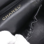 Chanel CC Logo Caviar Leather Black Vanity — view 7
