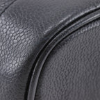 Chanel CC Logo Caviar Leather Black Vanity — view 4
