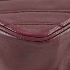 Chanel Blanc Chain Shoulder Vintage Calf Bordeaux — view 4