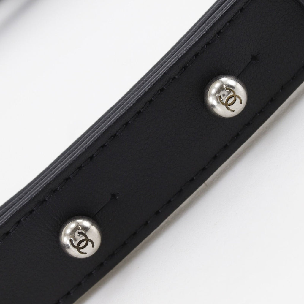 Chanel Boy 25 Chain Shoulder Calf Black — view 8