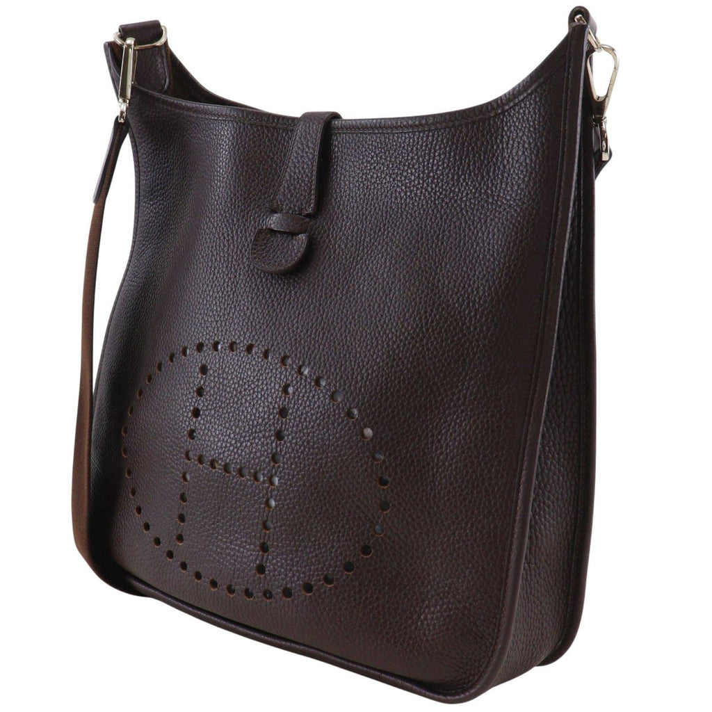 Hermes Evelyne Taurillon Clemence Brown Shoulder — view 2