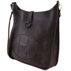 Hermes Evelyne Taurillon Clemence Brown Shoulder — view 2