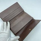 Louis Vuitton Damier Portefeuille Trezor International Brown Wallet — view 5