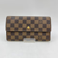 Louis Vuitton Damier Portefeuille Trezor International Brown Wallet