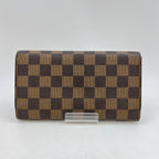 Louis Vuitton Damier Portefeuille Trezor International Brown Wallet — view 2