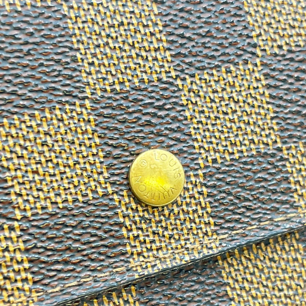 Louis Vuitton Damier Portefeuille Trezor International Brown Wallet — view 4