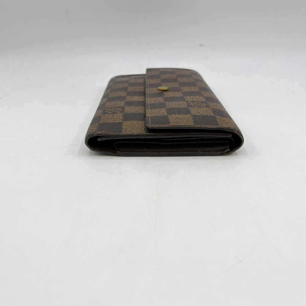 Louis Vuitton Damier Portefeuille Trezor International Brown Wallet — view 3