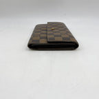 Louis Vuitton Damier Portefeuille Trezor International Brown Wallet — view 3
