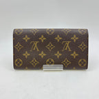 Louis Vuitton Monogram Portefeuille Sarah Wallet Brown — view 2