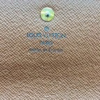 Louis Vuitton Monogram Portefeuille Sarah Wallet Brown — view 5