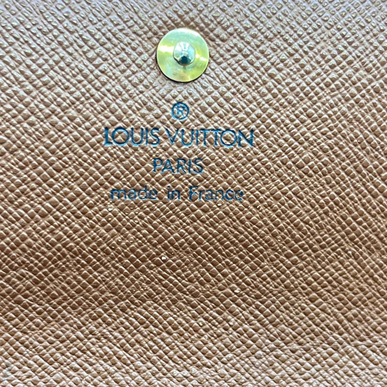 Louis Vuitton Monogram Portefeuille Sarah Wallet Brown — view 5