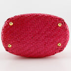 Fendi Basketbag Vintage Straw Handbag — view 7
