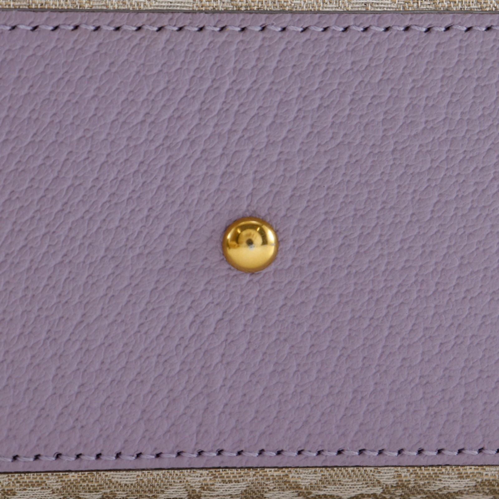 Gucci Diana Small Hosoo Collaboration 2-Way Nishijin Leather Textile Purple — view 9