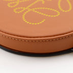 Loewe Heel Pouch Mini Anagram Pochette Leather Brown Shoulder — view 4