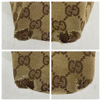 Gucci GG Canvas Tote Webbing Line Brown — view 6