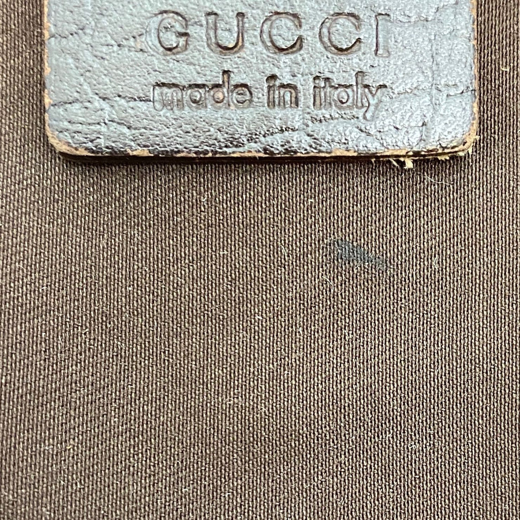 Gucci GG Canvas Tote Webbing Line Brown — view 9
