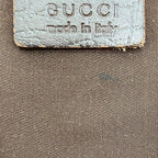 Gucci GG Canvas Tote Webbing Line Brown — view 9