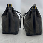 Fendi Pecan Drawstring Shoulder Bag Black — view 5