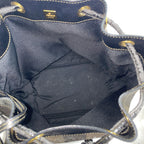 Fendi Pecan Drawstring Shoulder Bag Black — view 7