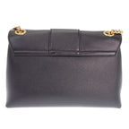 Celine Victoire Chain Shoulder Bag 2-Way Triomphe Calfskin Black Gold — view 2