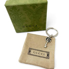 Gucci Double Key Motif Bag Charm Key Holder Silver — view 2