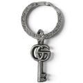 Gucci Double Key Motif Bag Charm Key Holder Silver