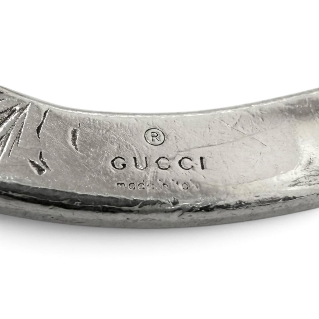 Gucci Double Key Motif Bag Charm Key Holder Silver — view 5
