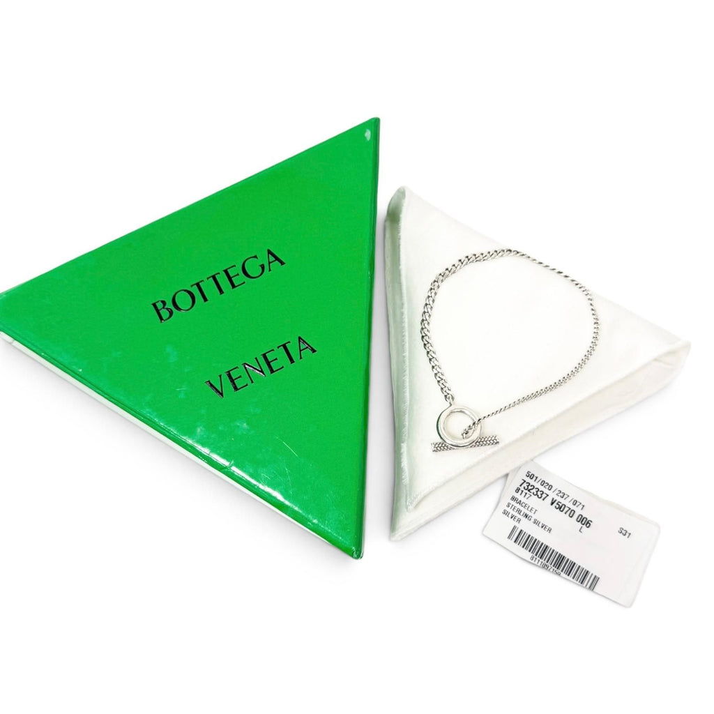 Bottega Veneta Chain Bracelet Silver — view 2